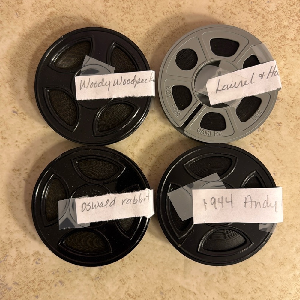 Vintage 8mm reel movies